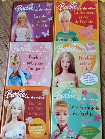 6 livres barbie édition atlas