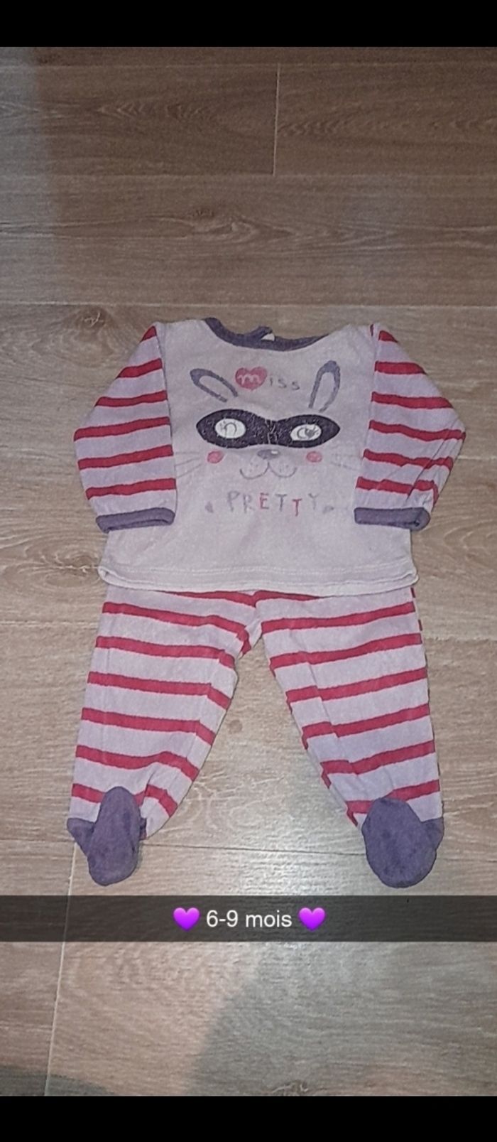 Body et pyjama fille 6-9-12 mois - photo numéro 4