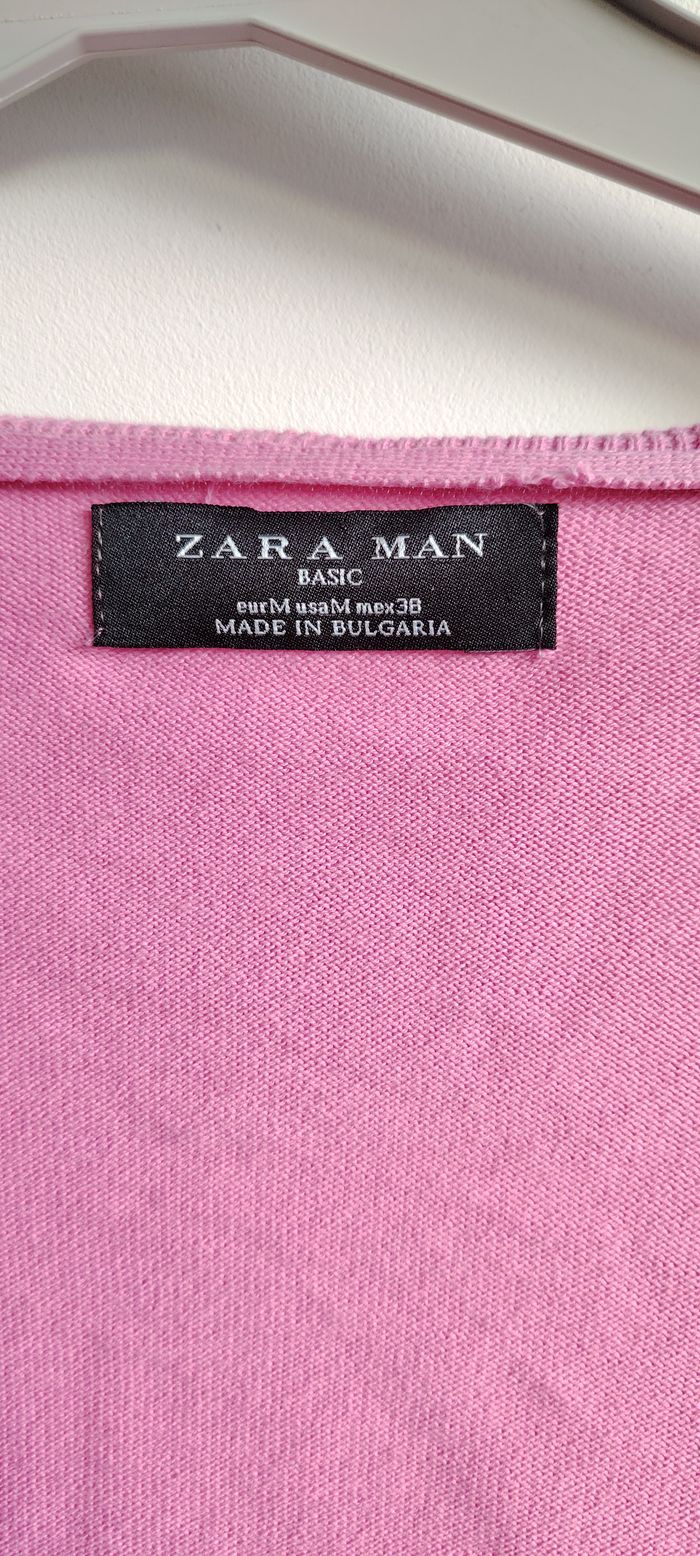 Gilet léger rose ZARA MAN – Taille M - photo numéro 2