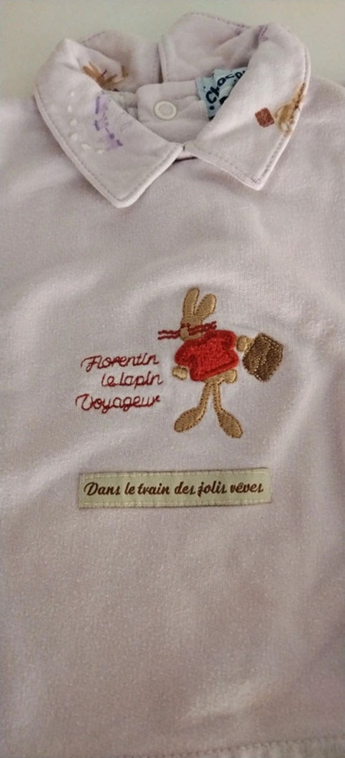 T-shirt violet Chocolatine T6M - photo numéro 2