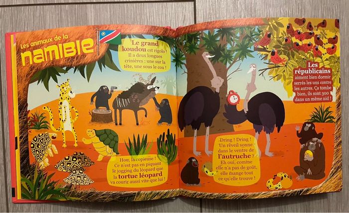 Lot de 2 livres pour enfants Nathan « La piste du désert » et « les animaux les plus drôles du monde - photo numéro 8