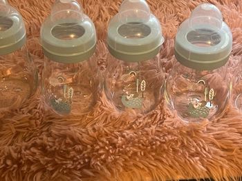 Lors de 5 biberons mam en verre 