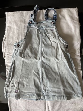 Robe salopette en jean lulu castagnette 