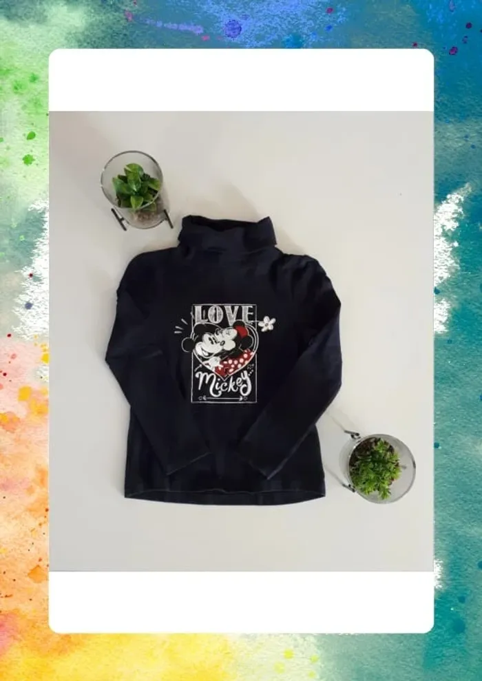 Sous pull Minnie Disney a paillettes