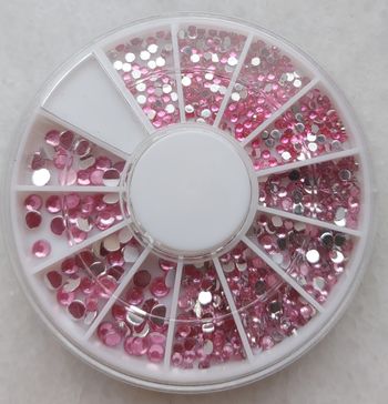 Strass rose assorti