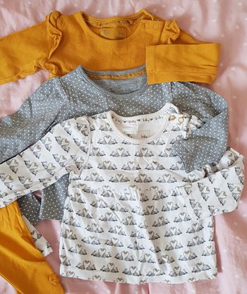 Lot de 3 ensembles en coton Printemps - Été