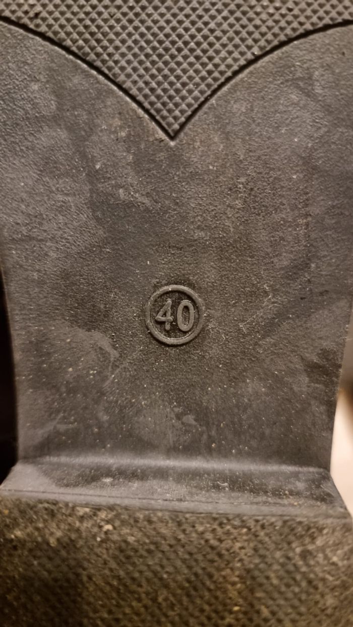 Bottes noires femmes taille 40 tbe - photo numéro 4