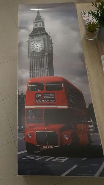 Grande affiche plastifiée Londres
