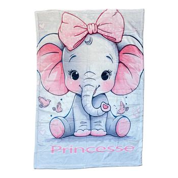 Couverture polaire Éléphant