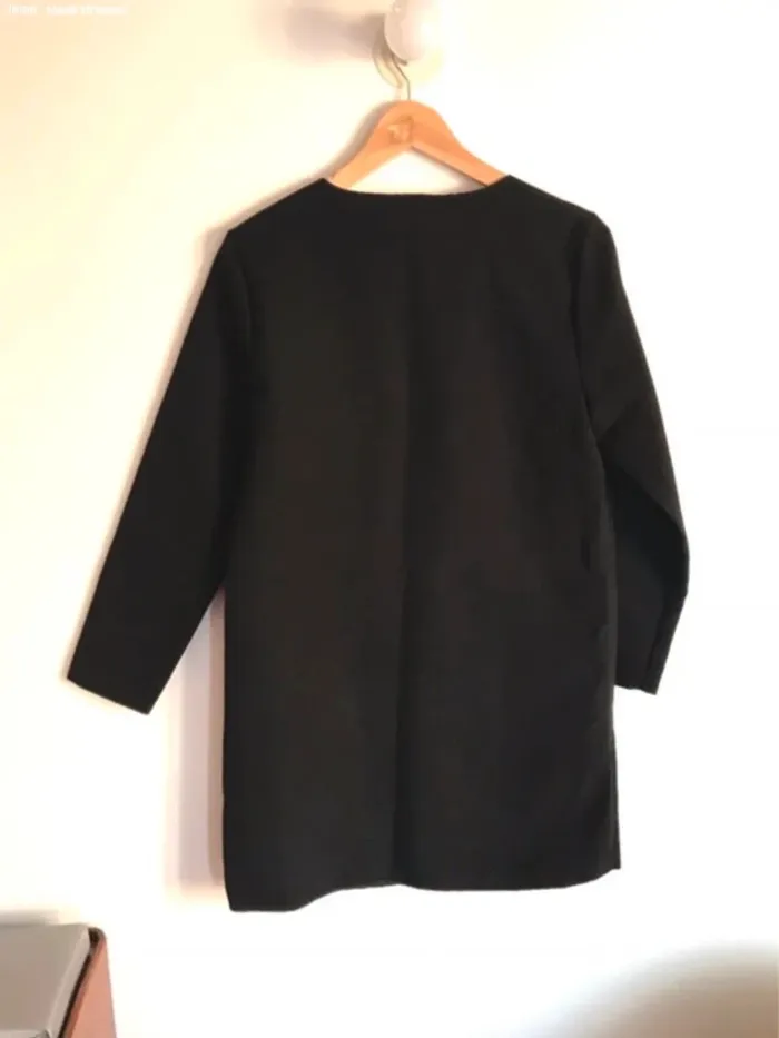 Manteau noir et léger R.P. Tamar taille 40/42 - photo numéro 7