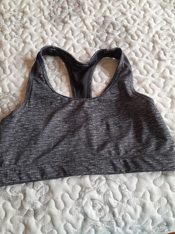 Brassière gris moucheté