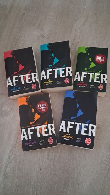 Livres Collection After - 5 tomes - de Anna Todd
