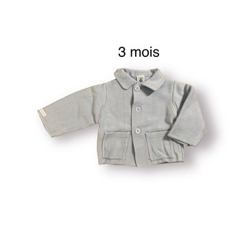 Petit Bateau Gilet chaud bleu Taille 3 mois