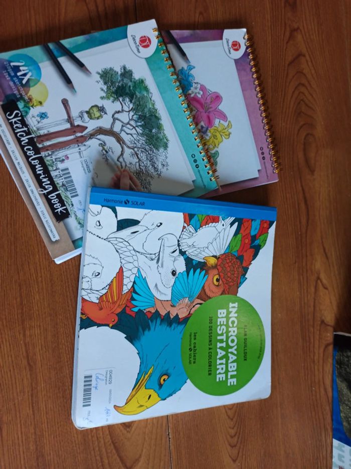 Coloriages 3 livres