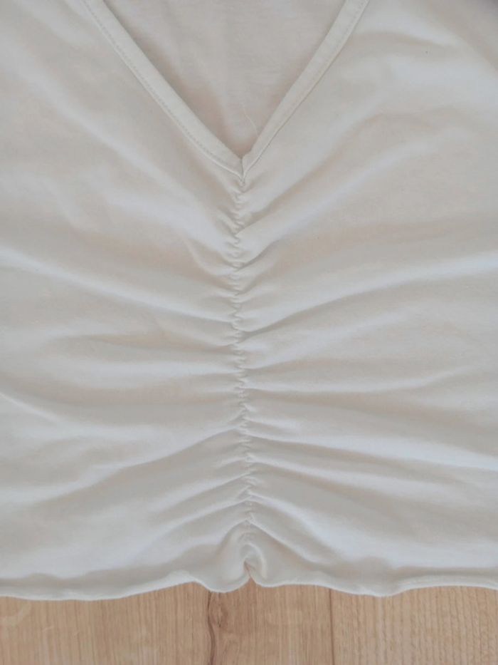 Crop top xs blanc c85 - photo numéro 7