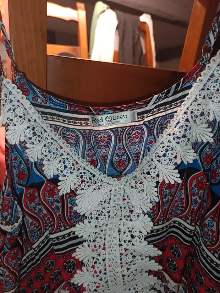 Combinaison short l xl red queen - photo numéro 2
