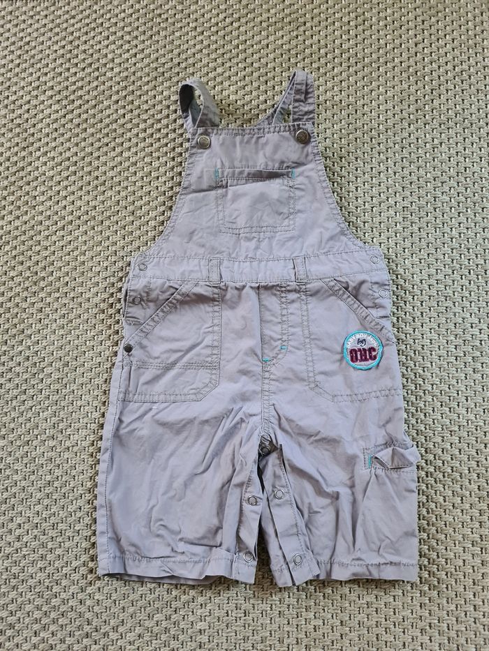 Salopette légère grise - 24 mois - photo numéro 2