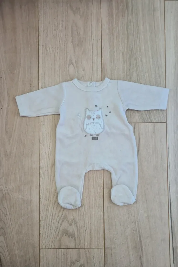 Ensemble pyjama body sucre d'orge naissance - photo numéro 2
