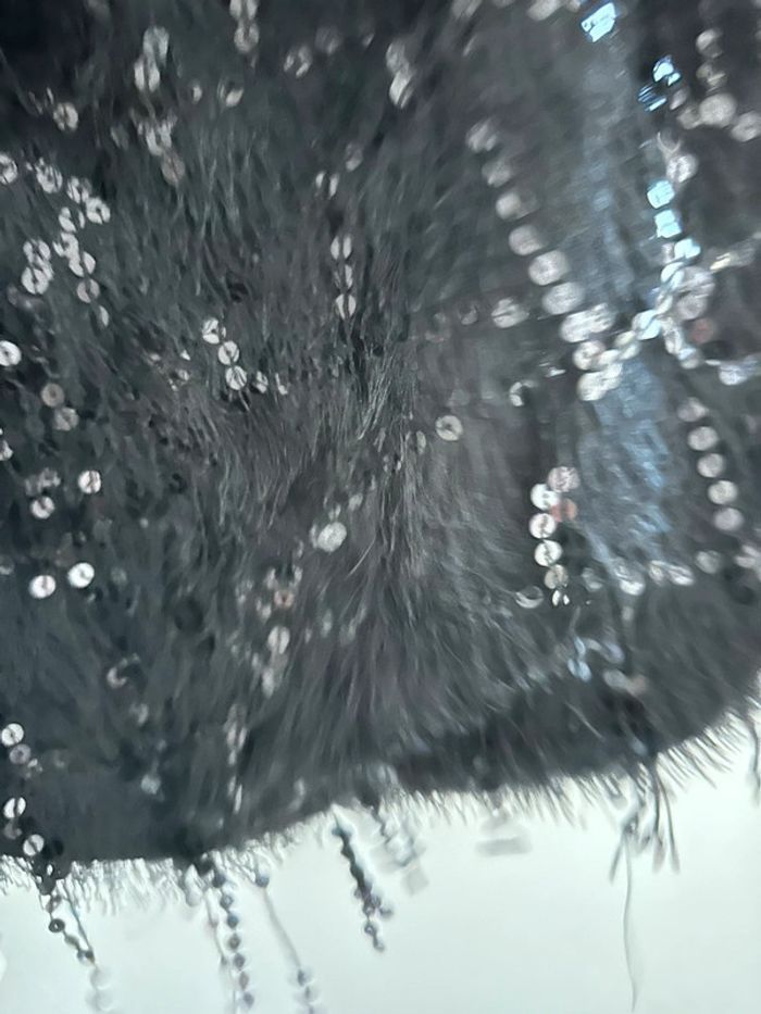 Jupe strass / plumes - photo numéro 5