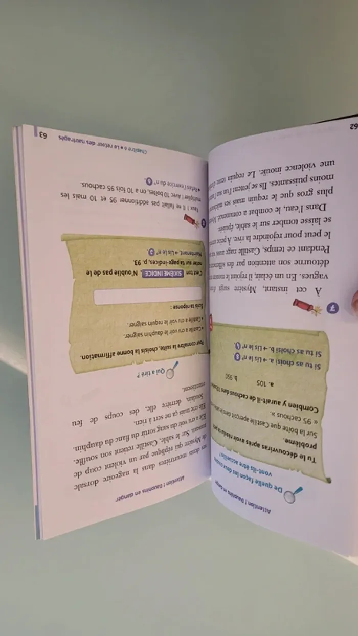 Livre "L'énigme des vacances: Attention! Dauphins en danger" - photo numéro 3