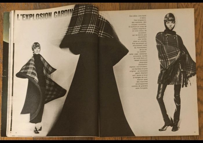 Ancien magazine Elle spécial mode Collections 70 N°1237 de 1969 vintage - photo numéro 6