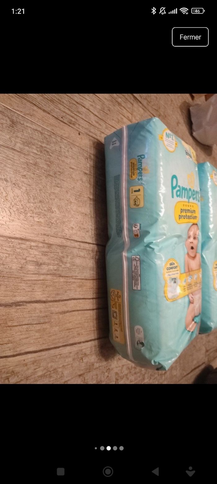 Couche Pampers taille 1 - photo numéro 7