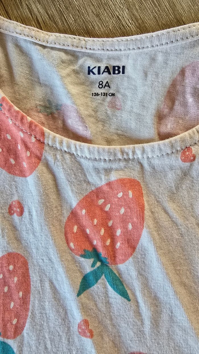 Robe fraises kiabi 8 ans 126 131 cm - photo numéro 2