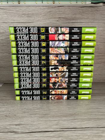 Lot 12 Livres manga one piece de 1 à 12