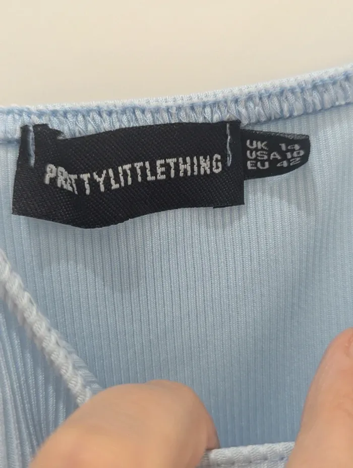 Robe moulante bleu ciel - photo numéro 6