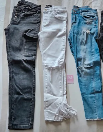 Lot de 3 jeans taille 38 femme
