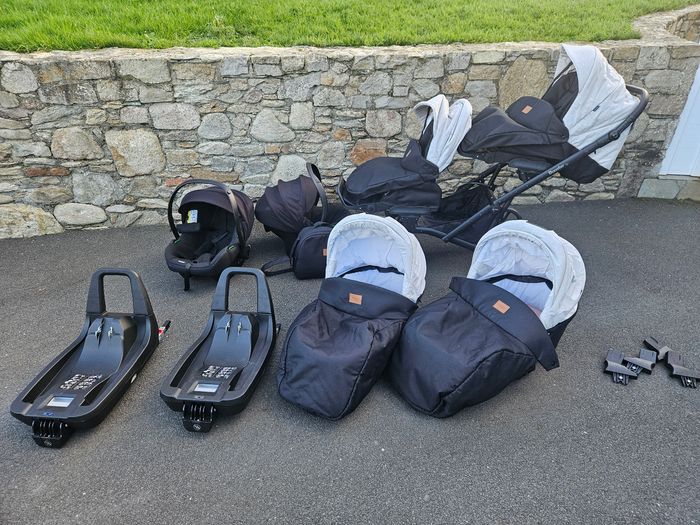 Pousette double kunert pour jumeaux