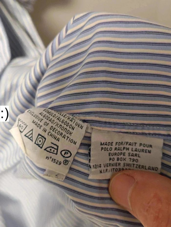 Chemise rayée Ralph Lauren – Taille M - photo numéro 7