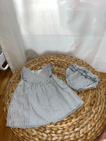 Robe et culotte Cadet Rousselle 6 mois 68cm