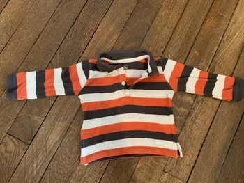 Polo manches longues bébé 12 mois