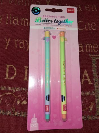 Légami St valentin 2026, set de 2 stylos effaçables 