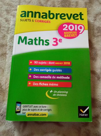Annabrevet maths
