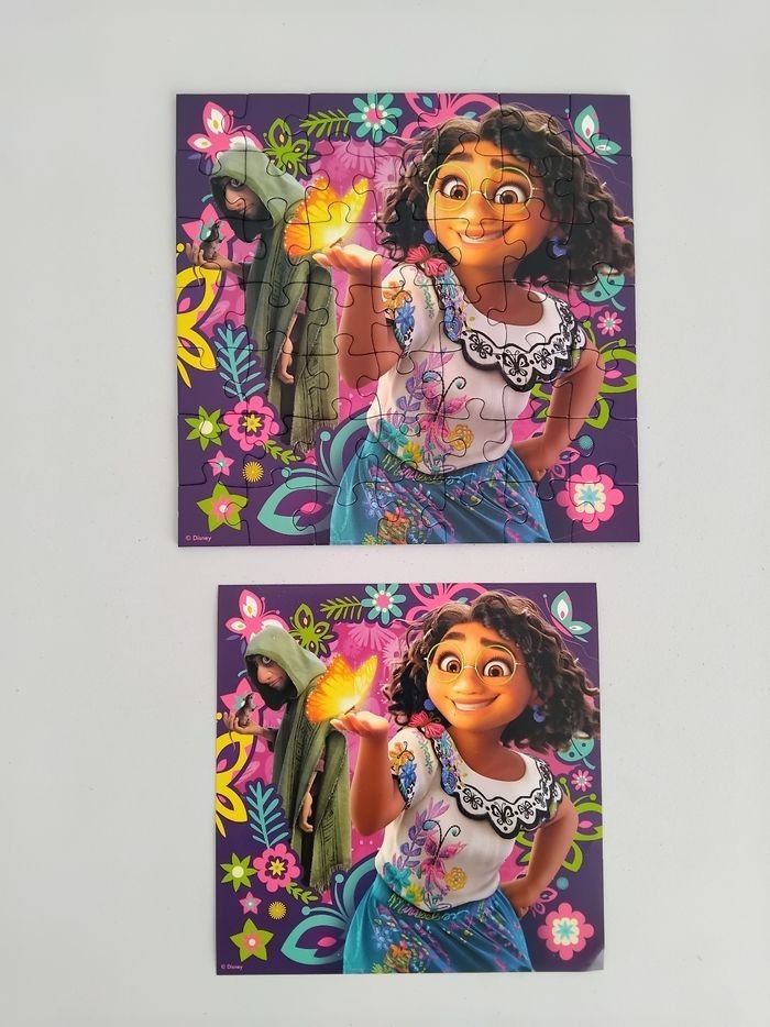 PUZZLE 49 Pièces x 3 Encanto Disney Complet - photo numéro 3