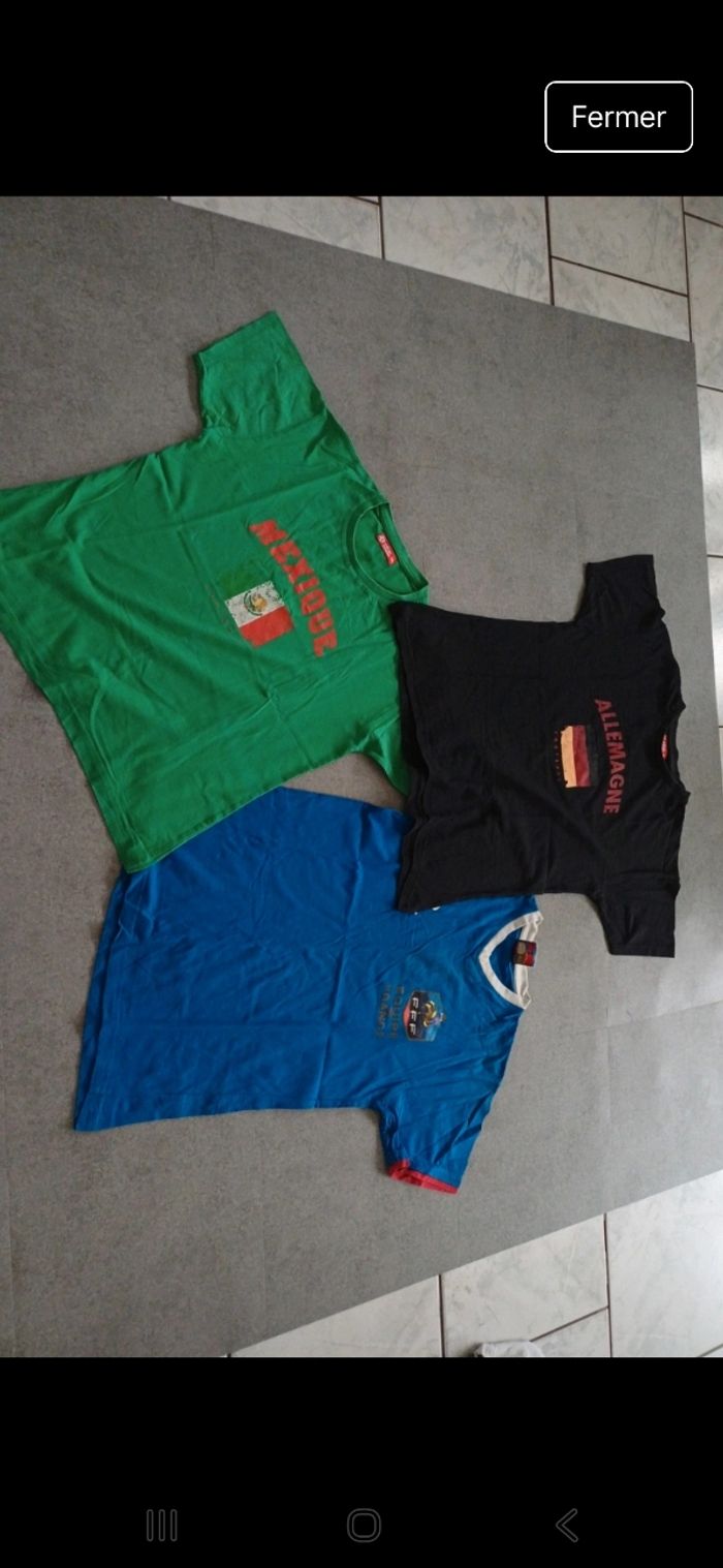 Lot 3 tshirts 16 ans