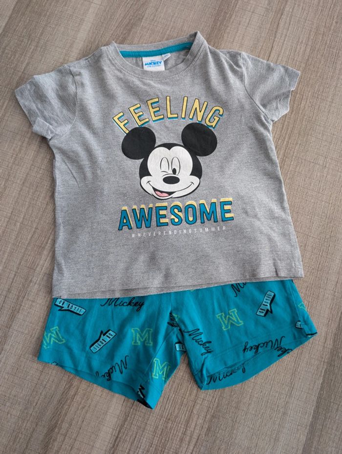 Pyjama short Mickey 4 ans