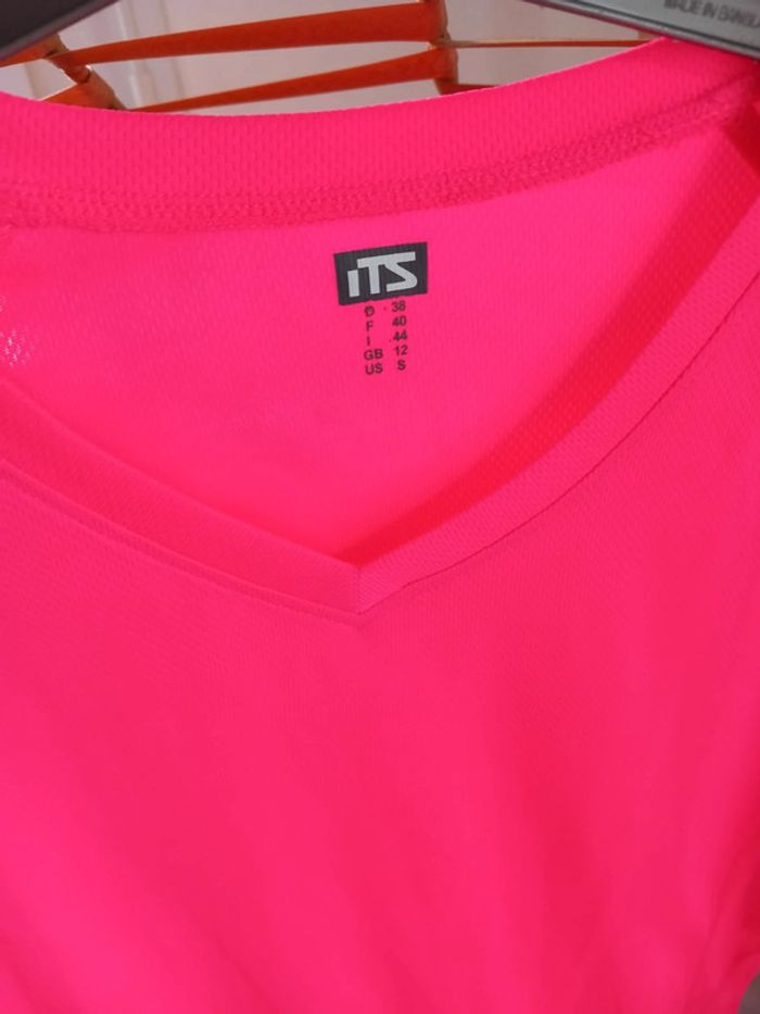 Tee short de sport manches courtes femme taille 40 - photo numéro 2