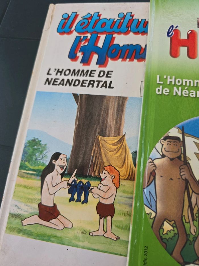 Lot 2 livres l homme Neandertal  #orianabllivre - photo numéro 3