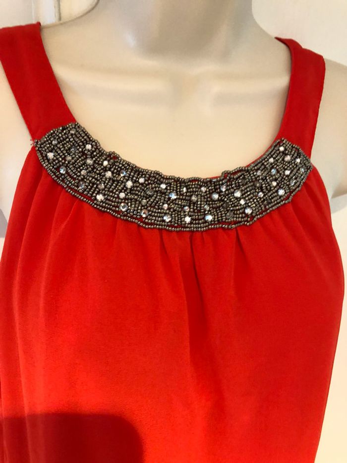 Robe rouge orange Mim taille 38 - photo numéro 9