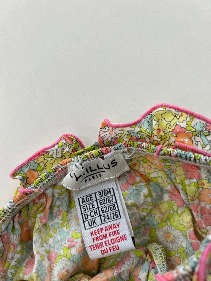 Petite culotte Liberty Cyrillus 3-6 mois - photo numéro 2