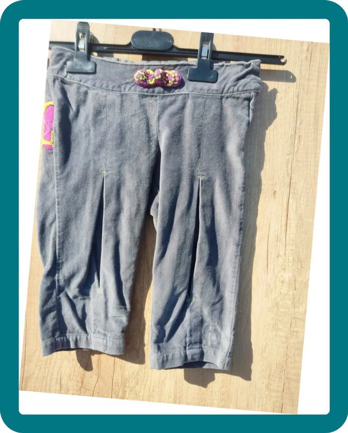 Pantalon 3/4 gris velours 4 ans Orchestra - photo numéro 3