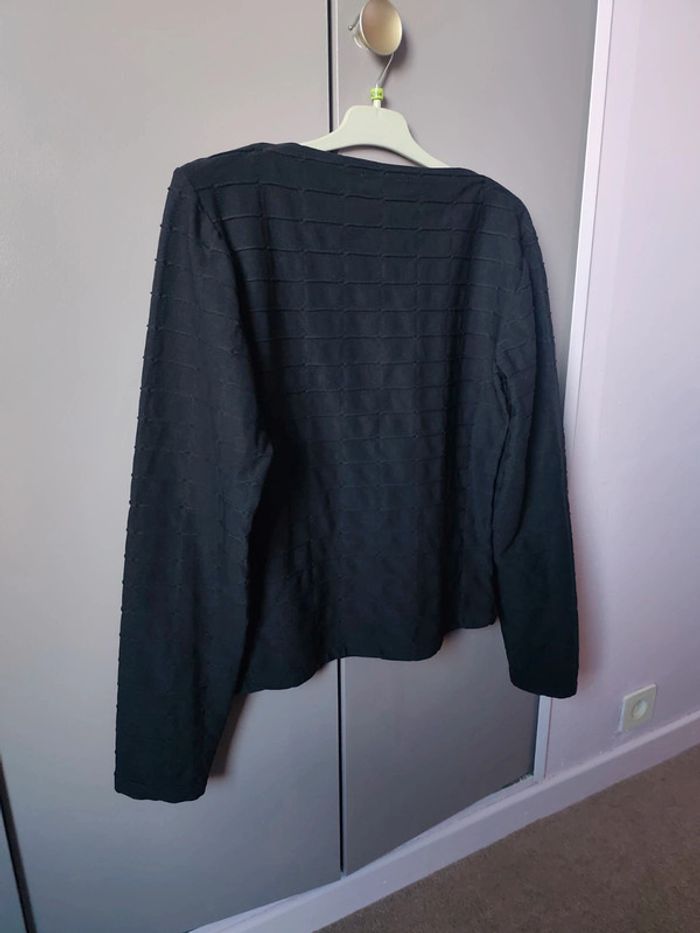 Top manches longues noires Anne Fontaine made in France 38 - photo numéro 3