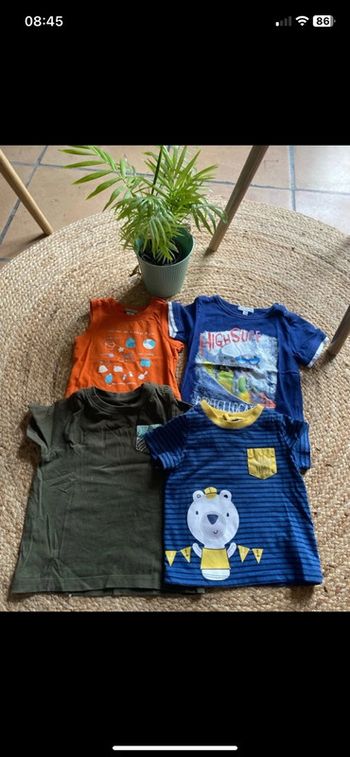 Lot tee-shirts 12 mois