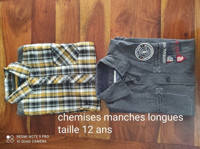 Chemises manches longues