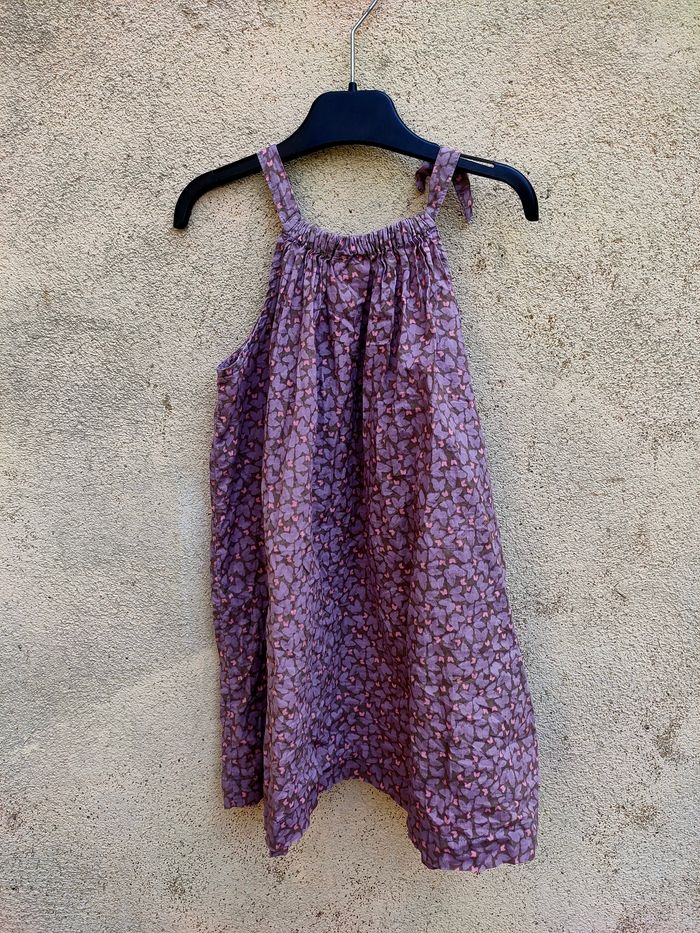 Robe violette Vertbaudet taille 5 ans - photo numéro 2