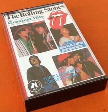 Cassette audio  The Rolling Stones  Greatest Hits  Harlem Shuffle Brown Sugar