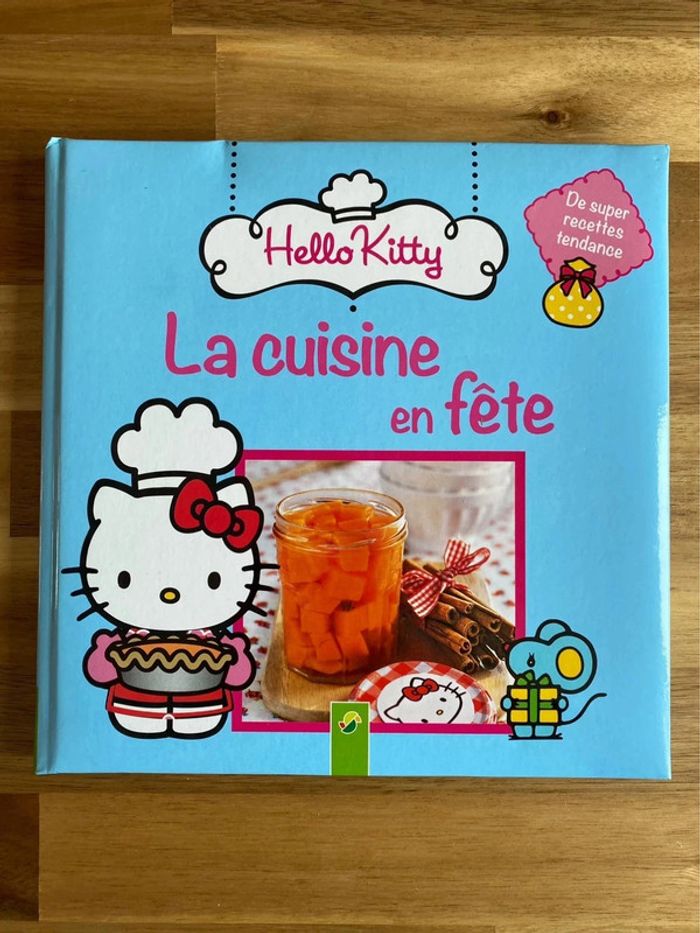 Livre de recettes cuisine hello kitty la cuisine en fête